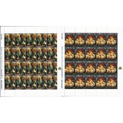 2005 SAN MARINO EUROPA UNITA (2005) 2 MINIFOGLI NUOVI MNH MF24543