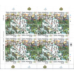 2006 SAN MARINO OLIMPIADI INVERNALI 1 MINIFOGLO NUOVO MNH MF24544