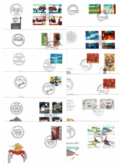 1997 SVIZZERA 14 BUSTE FDC...