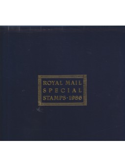 1986 GRAN BRETAGNA LIBRO...