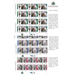 2009 SAN MARINO CERAMISTI SAMMARINESI 3 MINIFOGLI NUOVI MNH MF24571