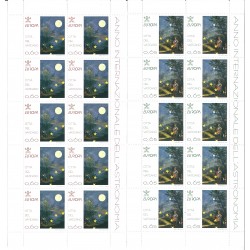 2009 VATICANO (EUROPA 2009) 2 MINIFOGLI NUOVI MNH MF24707