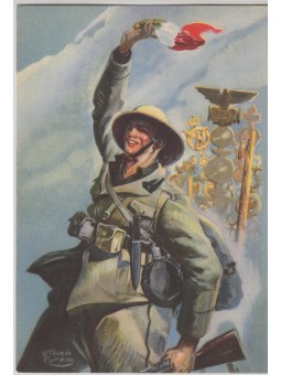 CARTOLINA MILITARE A. O. I....