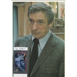 CARTOLINA MAXIMUM ATTORE YVES MONDAND NUOVA MF19412