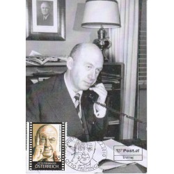 CARTOLINA MAXIMUM ATTORE OTTO PREMINGER NUOVA MF19384