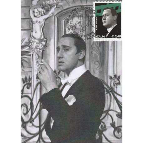 CARTOLINA MAXIMUM ATTORE ALBERTO SORDI NUOVA MF19357