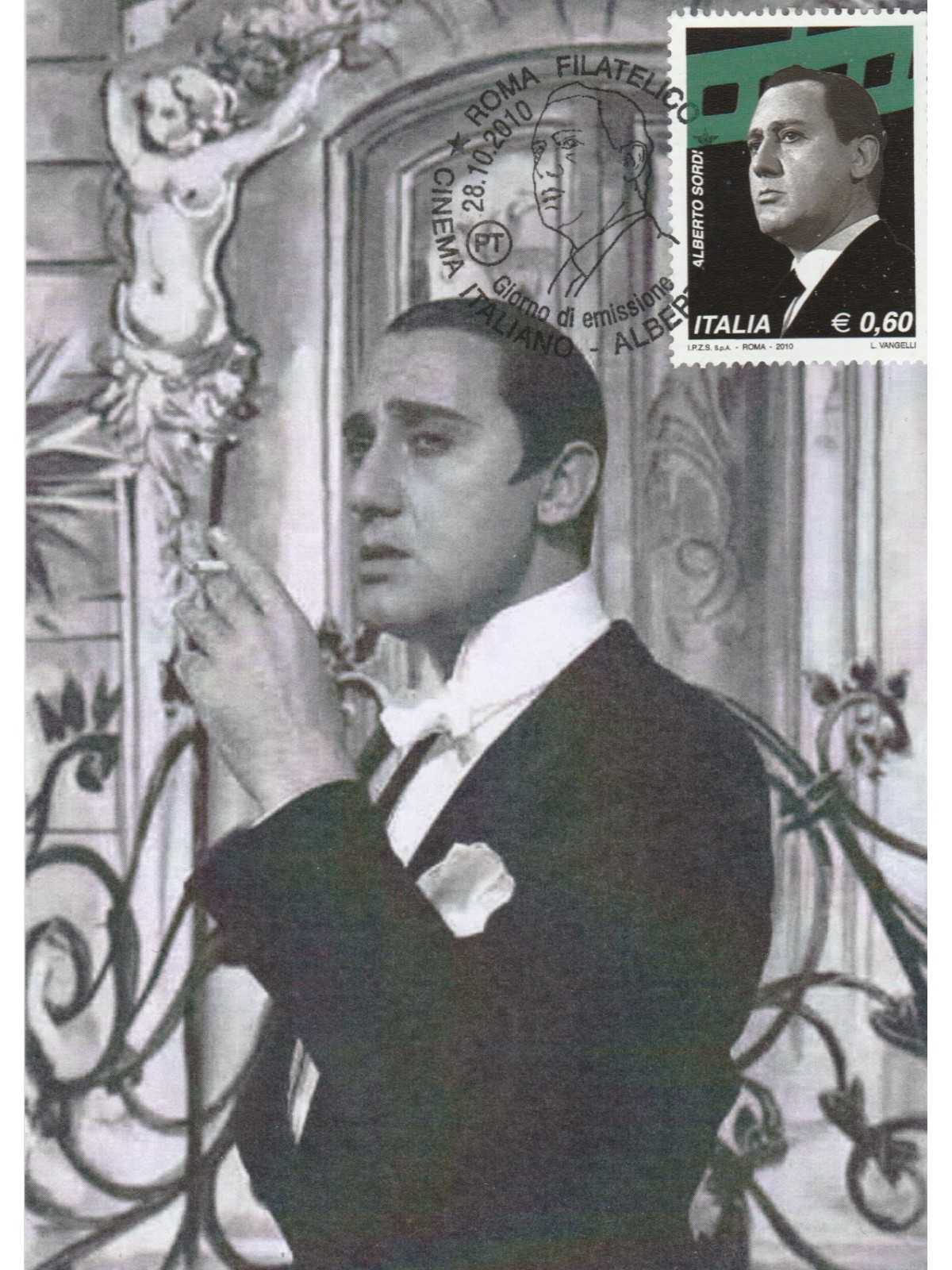 CARTOLINA MAXIMUM ATTORE ALBERTO SORDI NUOVA MF19357