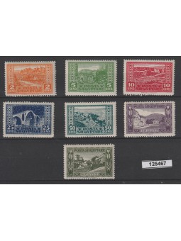 1922 ALBANIA SERIE PAESAGGI...