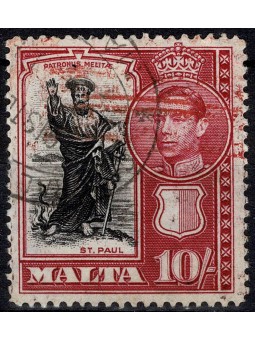 MALTA 1938 EFFIGIE RE...