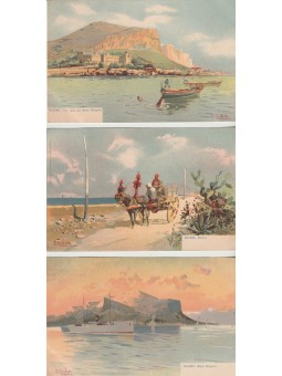 TRE CARTOLINE SICILIA...