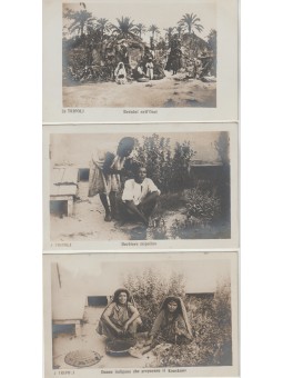 TRE CARTOLINE COLONIALI DI...