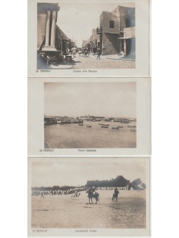 TRE CARTOLINE COLONIALI DI...