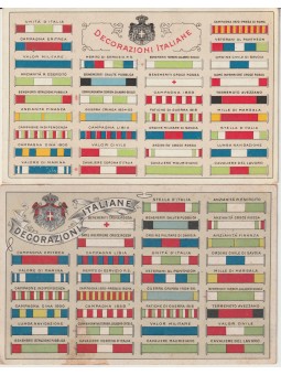 DUE CARTOLINE DECORAZIONI...