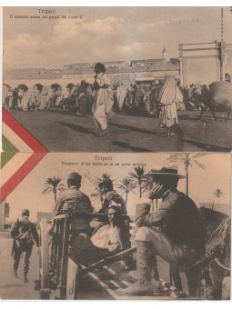 DUE CARTOLINE TRIPOLITANIA...