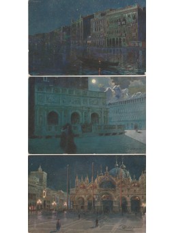 TRE CARTOLINE VENEZIA DI...