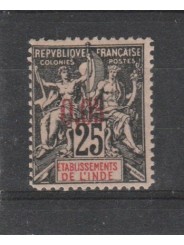 INDIA FRANCESE 1903 ALLEGORIA NUOVI COLORI 1 VAL MNH YVERT N 20 MF19284
