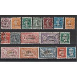 1924 SIRIA SYRIE SOPRASTAMPATi 17 V MLH YV N 105-121 MF19275