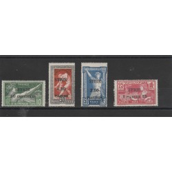 1924 SIRIA SYRIE SERIE OLIMPIADI 4 V MLH YV 122-25 MF19274