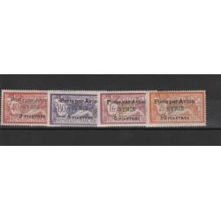 1924 SIRIA SYRIE SERIE POSTA AEREA SOPRASTAMPATA 4 V MLH YV N A18-A21 MF19279