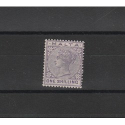 1885 MALTA REGINA VITTORIA 1 VAL MNH UNIF 10 MF19223