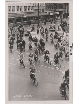 CARTOLINA OLANDA CICLISTI...