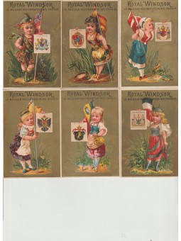 SERIE DI SEI FIGURINE...