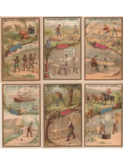 SERIE DI SEI FIGURINE...