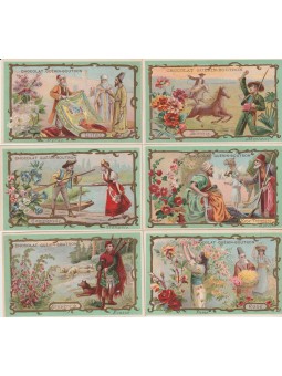 SERIE DI SEI FIGURINE...