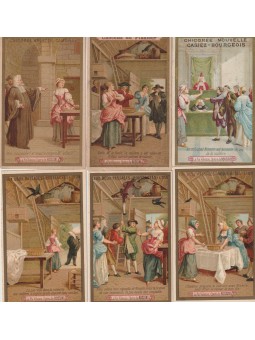 SERIE DI SEI FIGURINE...