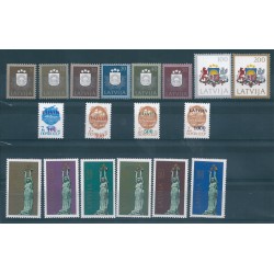 1991 LETTONIA LATVIJA ANNATA COMPLETA 14 VALORI NUOVI MNH MF40504