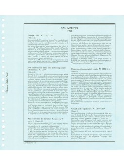 SAN MARINO 1990 FOGLI...