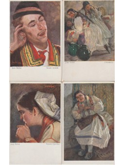 QUATTRO CARTOLINE DI JOSO...