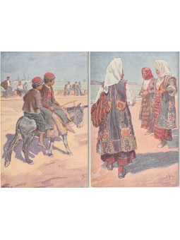 DUE CARTOLINE A. KASPAR...