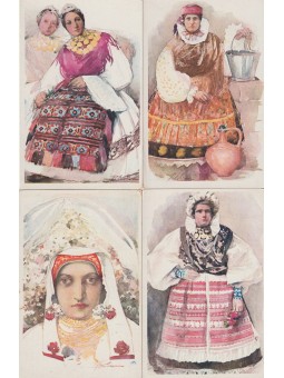 QUATTRO CARTOLINE P. ORLIC...