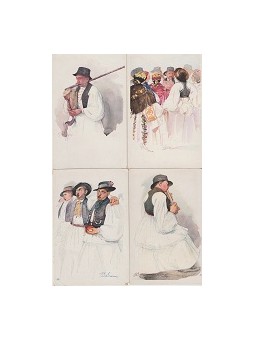 QUATTRO CARTOLINE P. ORLIC...