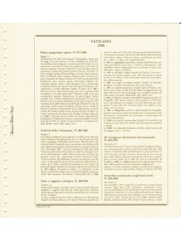 VATICANO 1989 FOGLI MARINI...