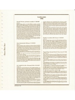 VATICANO 1986 FOGLI MARINI...