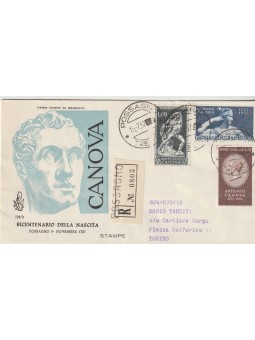 1957 FDC VENETIA N. 128/IT...