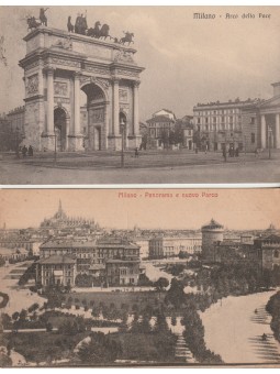 DUE CARTOLINE DI MILANO...