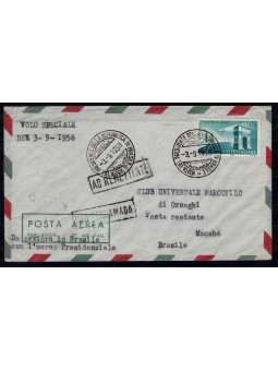 1958 AEROGRAMMA AMICIZIA...