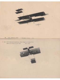 DUE CARTOLINE PRIMI VOLI -...