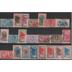  MADAGASCAR 1930 / 32 SOGGETTI VARI 22 VAL USATI MF19696