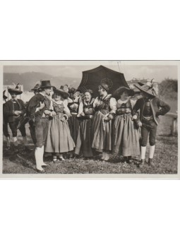 CARTOLINA DOLOMITI COSTUMI...