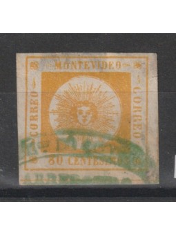 1859 URUGUAY 80 CENT....