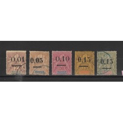 MADAGASCAR 1902 ALLEGORIA SOPRAST 5 VAL USATI MF19710