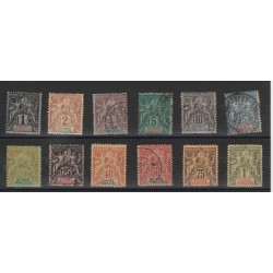 GUINEA GUINEE FRANCESE 1900 ALLEGORIE 13 VAL MISTI MF19706