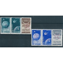 1958 ROMANIA EXPO DI BRUXELLES 4 VALORI IN COPPIA NUOVI MNH MF40590