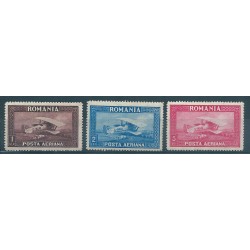 1928 ROMANIA BIPLANO SPAD 33 3 VALORI MLH MF40595