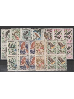 1962 MONACO FAUNA UCCELLI...