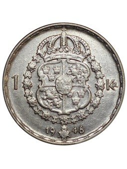 1946 SVEZIA - 1 KRONOR KR....